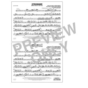 Stronger (What Doesn't Kill You) (arr. Matt Conaway) - Quad Toms