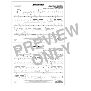 Stronger (What Doesn't Kill You) (arr. Matt Conaway) - Aux Percussion
