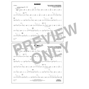 Bang! (arr. Ishbah Cox) - Cymbals