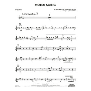 Moten Swing (arr. Rick Stitzel) - Alto Sax 1