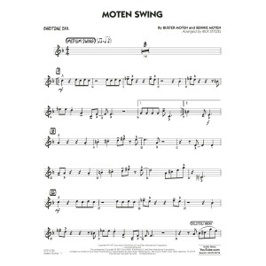 Moten Swing (arr. Rick Stitzel) - Baritone Sax