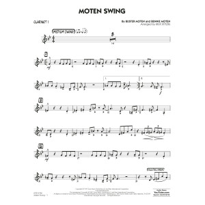 Moten Swing (arr. Rick Stitzel) - Clarinet 1