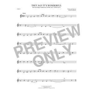 They Say It's Wonderful (from Annie Get Your Gun)