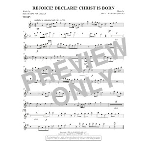 Rejoice! Declare! Christ Is Born - Violin