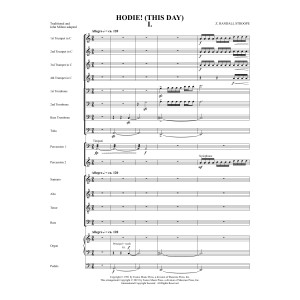 Hodie (This Day) - Score