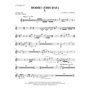 Hodie (This Day) - Trumpet 1 in C