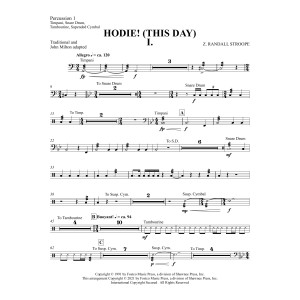 Hodie (This Day) - Percussion 1