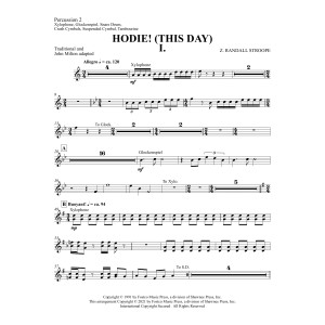 Hodie (This Day) - Percussion 2