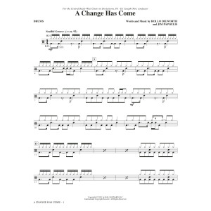 A Change Has Come - Drums