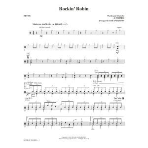 Rockin' Robin (arr. Tom Anderson) - Drums