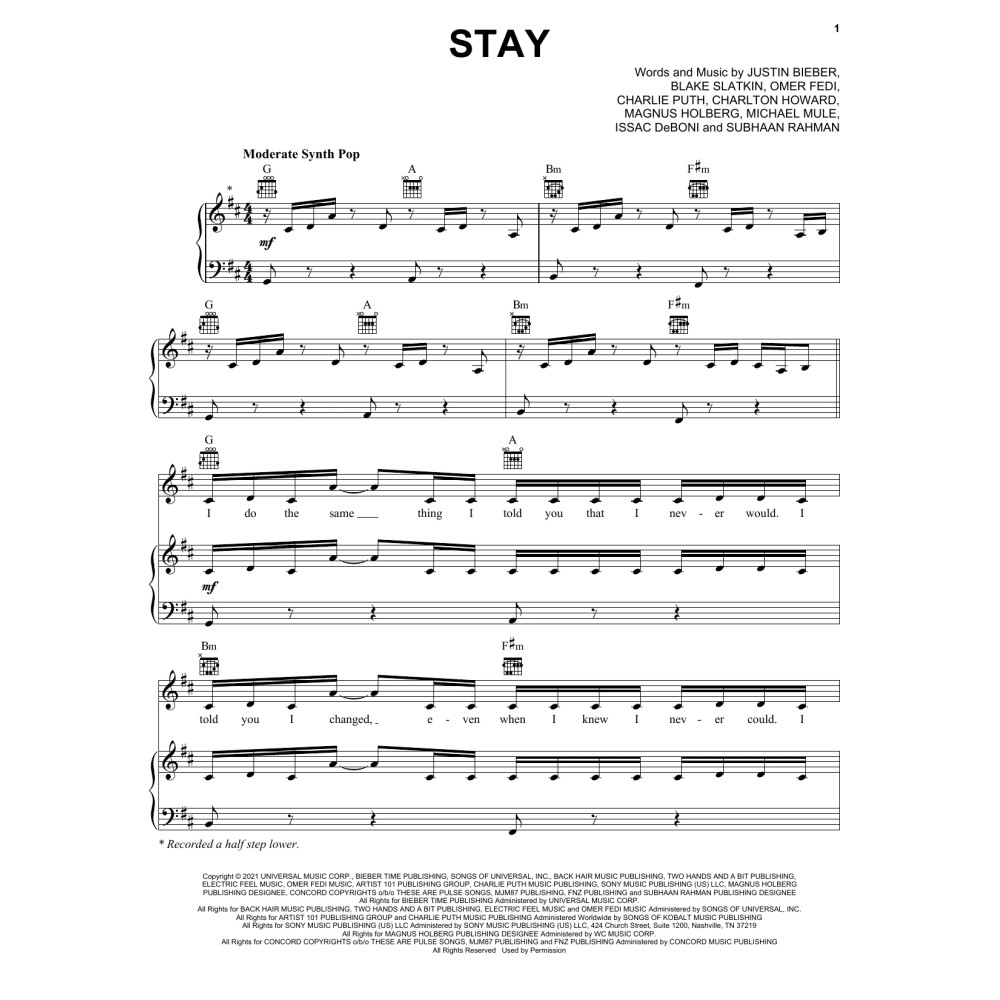 Stay (feat. Justin Bieber)