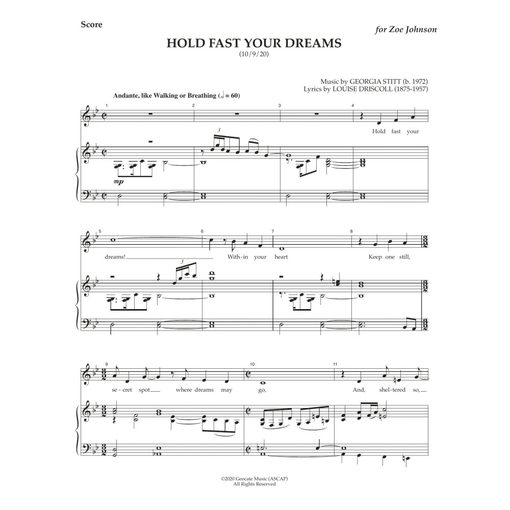 Hold Fast Your Dreams
