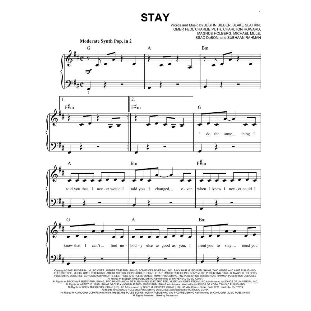 Stay (feat. Justin Bieber)