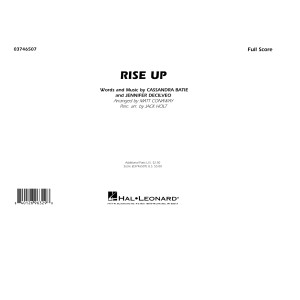 Rise Up (arr. Matt Conaway) - Conductor Score (Full Score)
