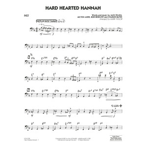 Hard Hearted Hannah (The Vamp of Savannah) (arr. Mark Taylor) - Bass