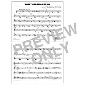 Sweet Georgia Brown (arr. Matt Conaway & Jack Holt) - Baritone T.C.