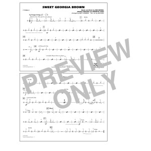 Sweet Georgia Brown (arr. Matt Conaway & Jack Holt) - Cymbals