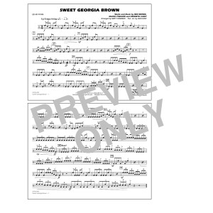 Sweet Georgia Brown (arr. Matt Conaway & Jack Holt) - Quad Toms