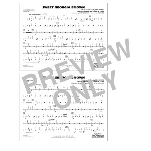 Sweet Georgia Brown (arr. Matt Conaway & Jack Holt) - Aux Percussion