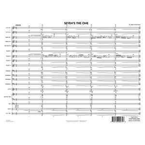 Seven's The One - Conductor Score (Full Score)
