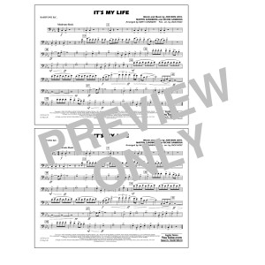 It's My Life (arr. Conaway & Holt) - Baritone B.C.