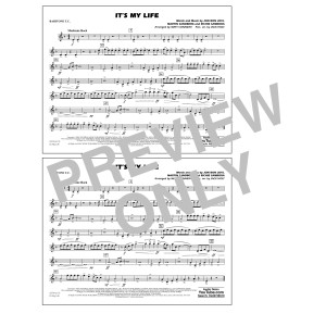 It's My Life (arr. Conaway & Holt) - Baritone T.C.