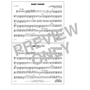 Baby Shark (arr. Jay Bocook) - Bb Clarinet