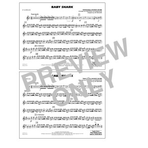 Baby Shark (arr. Jay Bocook) - Eb Alto Sax