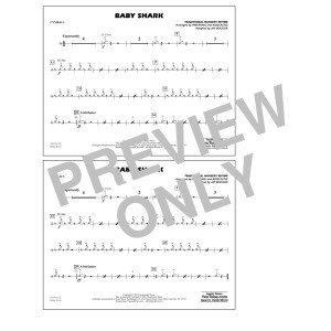 Baby Shark (arr. Jay Bocook) - Cymbals