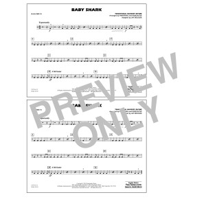 Baby Shark (arr. Jay Bocook) - Multiple Bass Drums