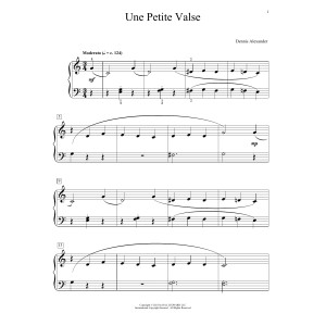 Une Petite Valse