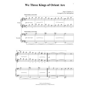 We Three Kings Of Orient Are (arr. Eric Baumgartner)