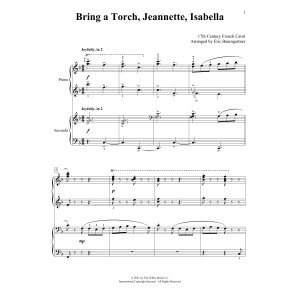 Bring A Torch, Jeannette, Isabella (arr. Eric Baumgartner)