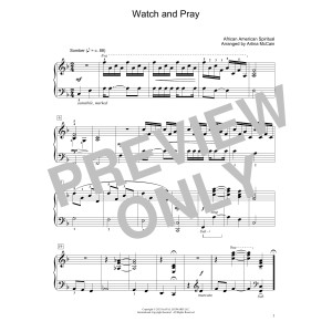 Watch And Pray (arr. Artina McCain)