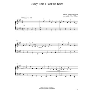 Every Time I Feel The Spirit (arr. Artina McCain)