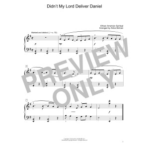 Didn't My Lord Deliver Daniel? (arr. Artina McCain)