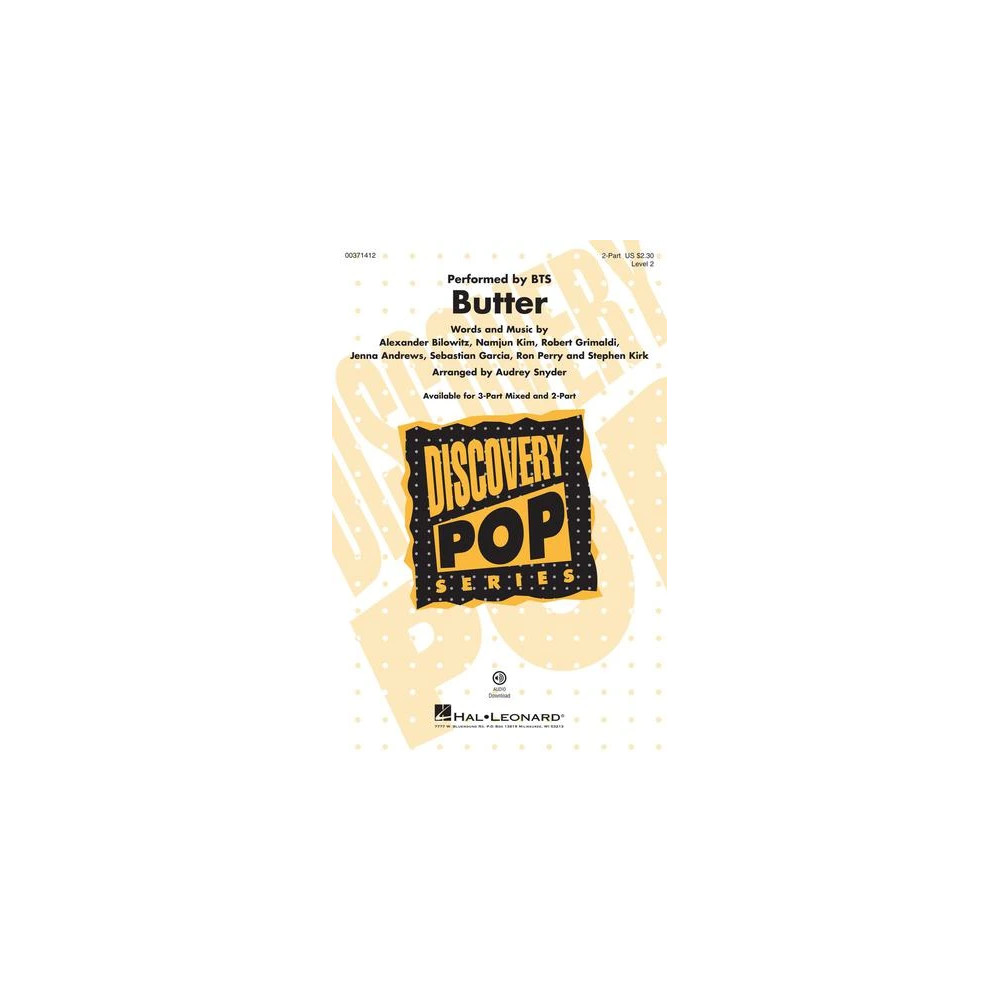 Butter (arr. Audrey Snyder)