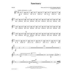 Sanctuary (arr. Mac Huff) - Violin