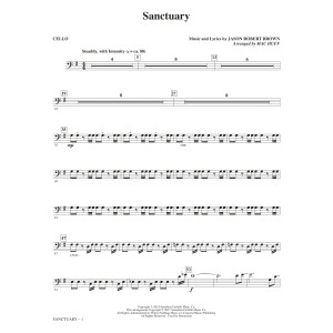 Sanctuary (arr. Mac Huff) - Cello