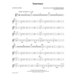 Sanctuary (arr. Mac Huff) - Acoustic Guitar