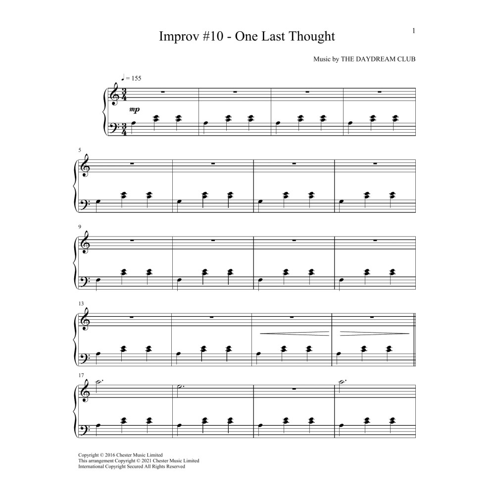 Improv 10 - One Last Thought
