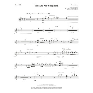 You Are My Shepherd (Psalm 23) - Flute 1 & 2