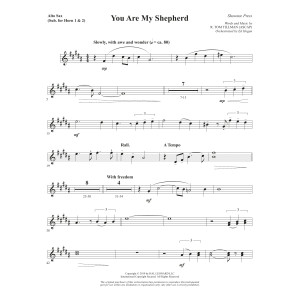 You Are My Shepherd (Psalm 23) - Alto Sax 1-2 (sub. Horn 1-2)