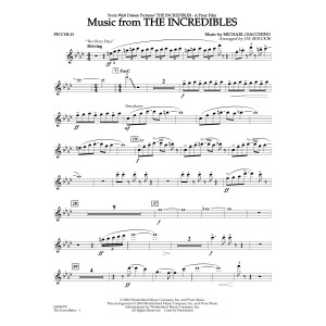 Music from The Incredibles (arr. Jay Bocook) - Piccolo