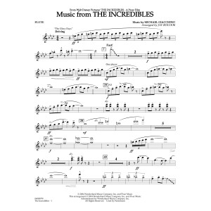 Music from The Incredibles (arr. Jay Bocook) - Flute