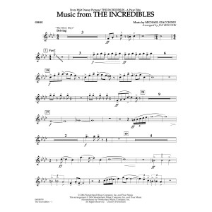 Music from The Incredibles (arr. Jay Bocook) - Oboe