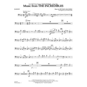 Music from The Incredibles (arr. Jay Bocook) - Bassoon
