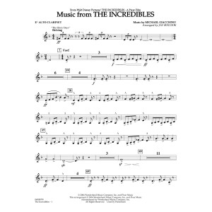Music from The Incredibles (arr. Jay Bocook) - Eb Alto Clarinet