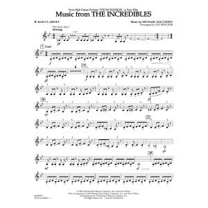 Music from The Incredibles (arr. Jay Bocook) - Bb Bass Clarinet