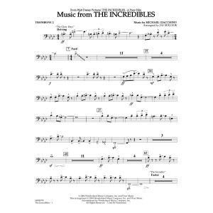 Music from The Incredibles (arr. Jay Bocook) - Trombone 2